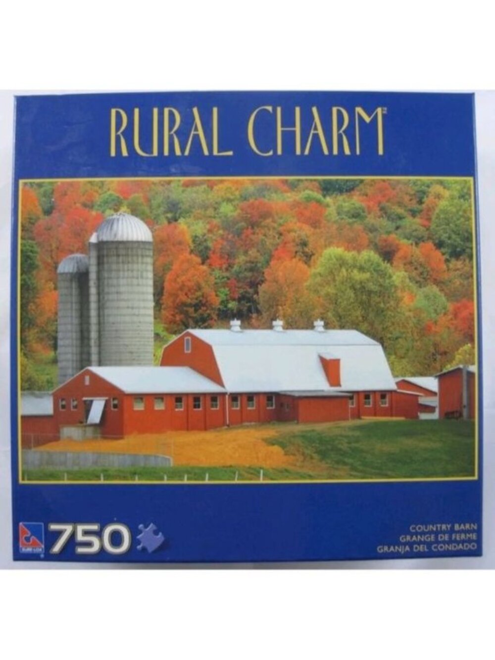 Rural Charm 750pc Jigsaw Puzzle - Country Barn - New in Sealed Box